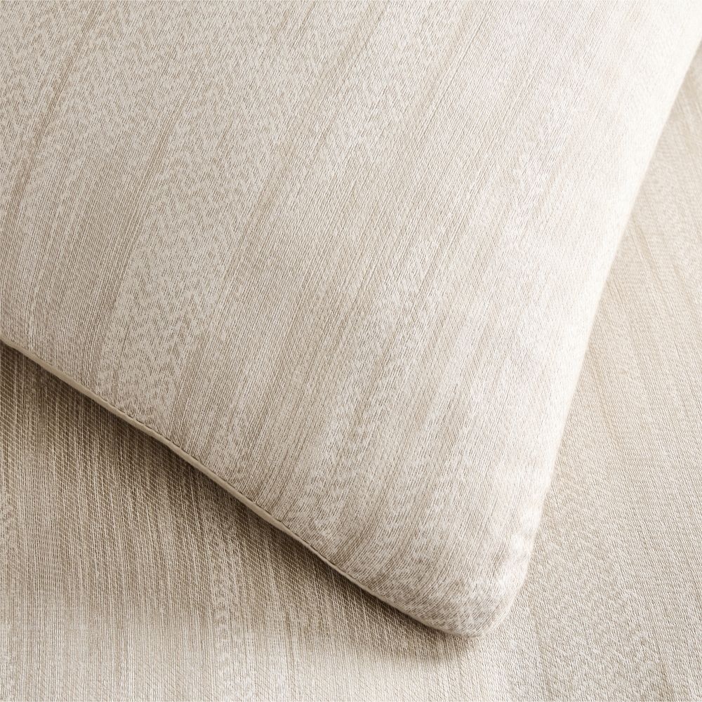 NWT West Elm Silky TENCEL Striated Duvet Cover - Full/Queen - Picture 2 of 4